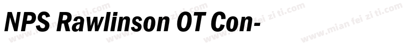 NPS Rawlinson OT Con字体转换
